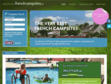 Tablet Screenshot of frenchcampsites.co